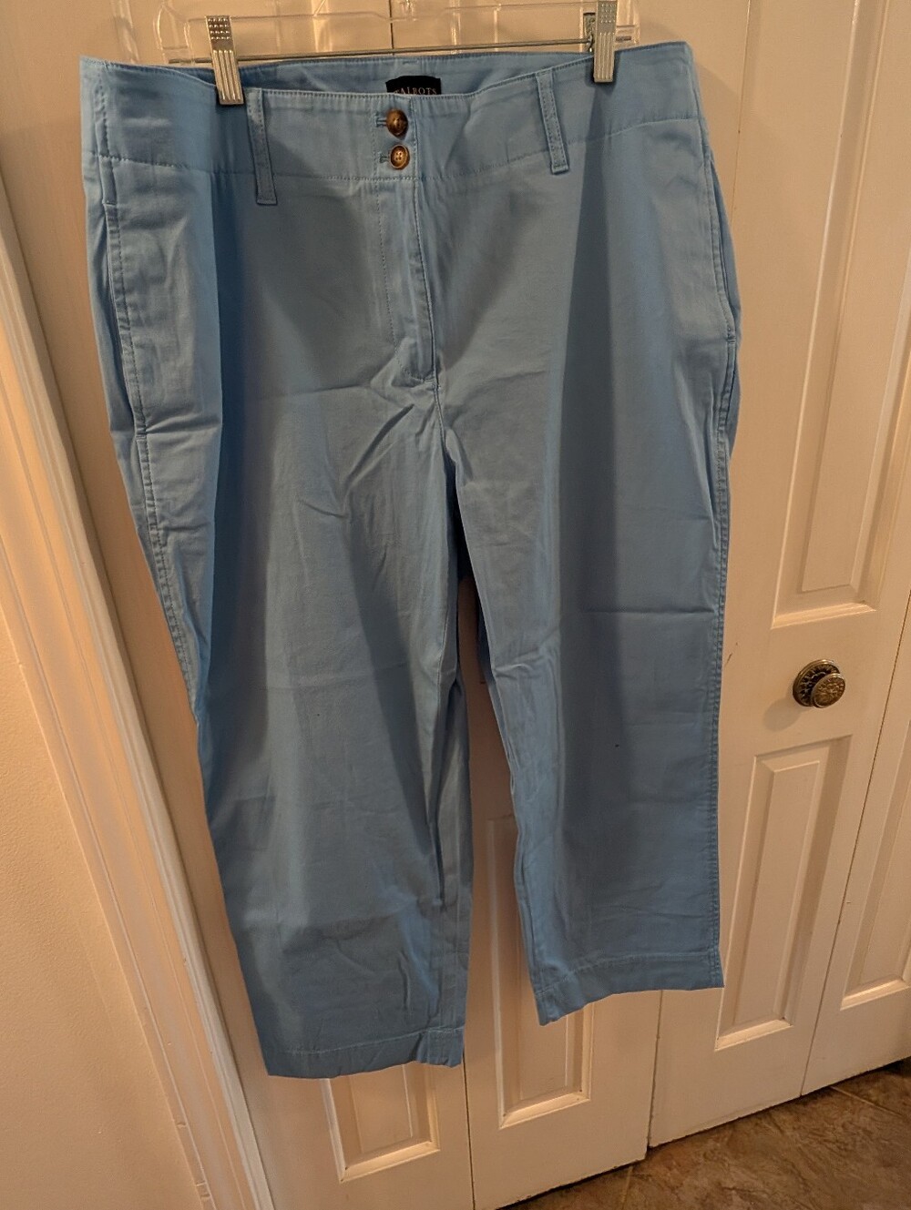 Talbot Women's Light Blue New England Chino Trousers Size 16W